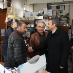 Başkan Külcü, Kunduzhan Caddesi esnafını ziyaret etti