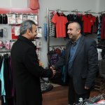 Başkan Külcü, Kunduzhan Caddesi esnafını ziyaret etti