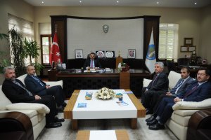 Müftü Akın’dan, Başkan Külcüye Kutlu Doğum ziyareti