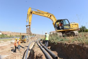 Cemilbey Caddesi’nde altyapı çalışmaları devam ediyor