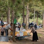 Vatandaşlar mesire alanlarında hoş vakit geçiriyor