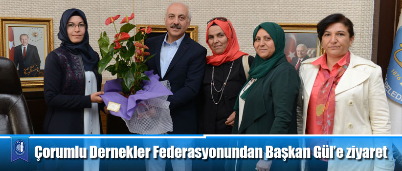 Çorumlu Dernekler Federasyonundan Başkan Gül’e ziyaret