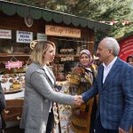 Başkan Gül Sanat Sokağı’nı ziyaret etti