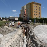 Belediye, kanalizasyon çalışmalarını sürdürüyor