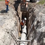 Belediye, kanalizasyon çalışmalarını sürdürüyor