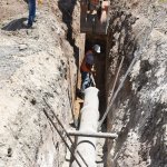 Belediye, kanalizasyon çalışmalarını sürdürüyor