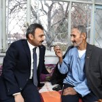 Külcü, Bayraktar Dedeyi evinde ziyaret etti