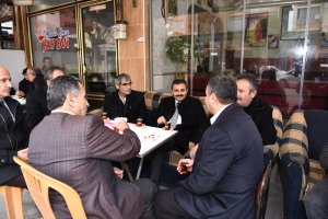 Başkan Külcü, Fatih Caddesi esnafını ziyaret etti