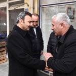 Başkan Külcü, Fatih Caddesi esnafını ziyaret etti