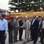 Fen İşleri personeliyle bayramlaştılar