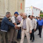 Fen İşleri personeliyle bayramlaştılar