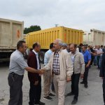 Fen İşleri personeliyle bayramlaştılar