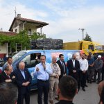 Fen İşleri personeliyle bayramlaştılar