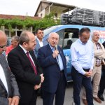 Fen İşleri personeliyle bayramlaştılar