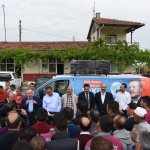 Fen İşleri personeliyle bayramlaştılar