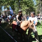 Çocuklar gönüllerince eğlendi