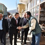 Başkan Külcü'ye Ortaköy'de sevgi seli