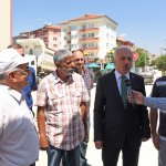 Belediye, Küçükabdullah Caddesi’ni asfaltlıyor