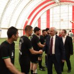 Başlama vuruşunu Gül yaptı