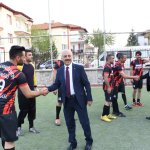 Başlama vuruşunu Gül yaptı