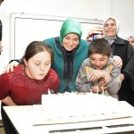 Özel öğrencilere doğum günü sürprizi