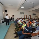 Sulama tekniklerini uzmanından öğrendiler