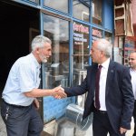 Başkan Gül, sobacılar arastasında esnafla hasbıhal etti