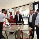 Başkan Gül, sobacılar arastasında esnafla hasbıhal etti