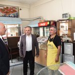 Başkan Gül, sobacılar arastasında esnafla hasbıhal etti