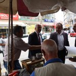 Başkan Gül, sobacılar arastasında esnafla hasbıhal etti
