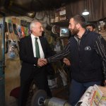 Başkan Gül, arasta esnafını ziyaret etti