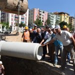 Ata Caddesi’nde alt yapı çalışması başladı