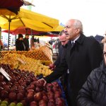 Başkan Gül pazar alışverişinde