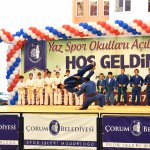 3. Yaz Spor Okulları dün düzenlenen törenle açıldı.