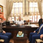 Özkan ve Gülenç’den veda ziyareti