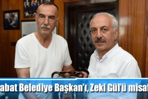 Eceabat Belediye Başkan’ı, Zeki Gül’ü misafir etti