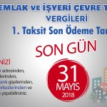 Emlak Vergisi ödemesinde son gün yarın