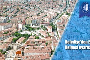 Belediye’den Enerji Kimlik Belgesi uyarısı