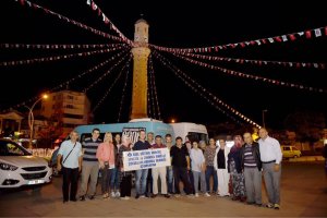 Engelli öğrenciler Ayvalık Kampında