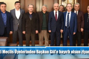 Eski Meclis Üyelerinden Başkan Gül’e hayırlı olsun ziyareti