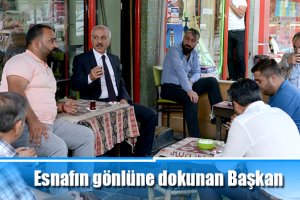 Esnafın gönlüne dokunan Başkan
