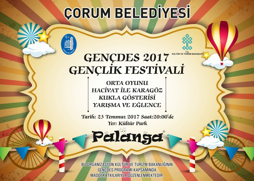 Gençlik Festivali Çorum’da