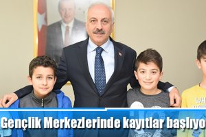 Gençlik Merkezlerinde kayıtlar başlıyor