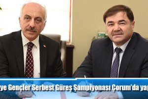 Türkiye Gençler Serbest Güreş Şampiyonası Çorum’da yapılacak