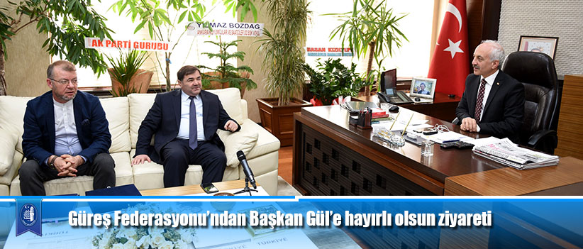 Güreş Federasyonu’ndan Başkan Gül’e hayırlı olsun ziyareti