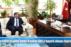 Güreş Federasyonu’ndan Başkan Gül’e hayırlı olsun ziyareti