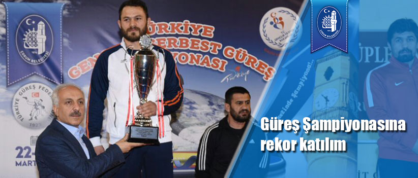 Güreş Şampiyonasına rekor katılım