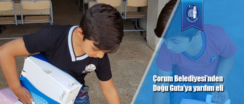Çorum Belediyesi’nden Doğu Guta’ya yardım eli