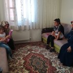 Halime Gül ev ziyaretlerine devam ediyor