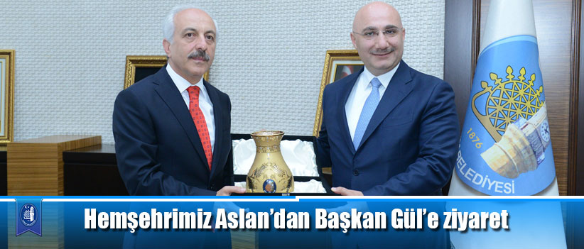 Hemşehrimiz Aslan’dan Başkan Gül’e ziyaret